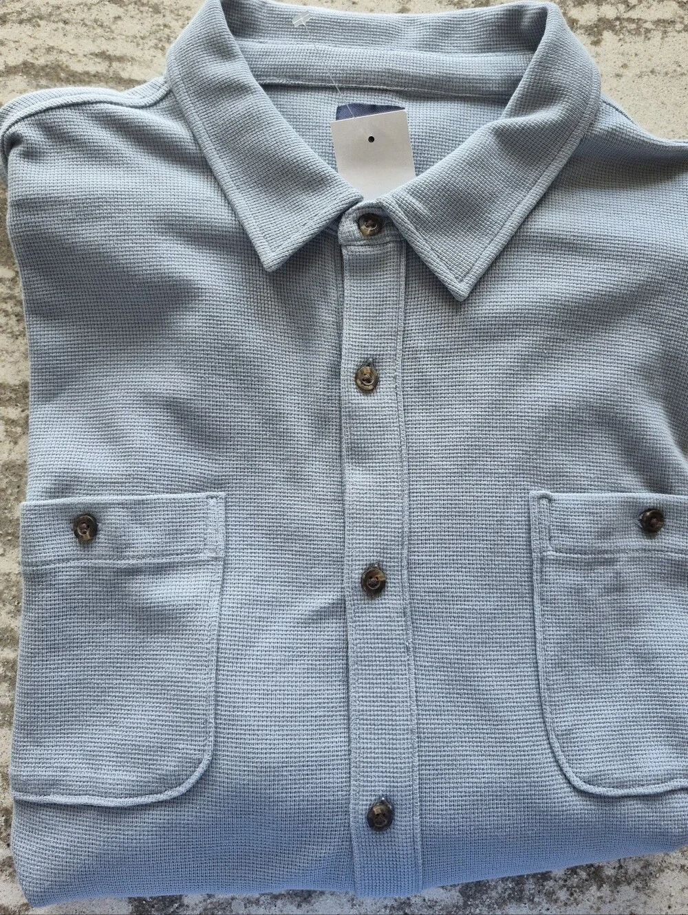 J. Crew Men's Waffle-Knit Shirt New Size XXL